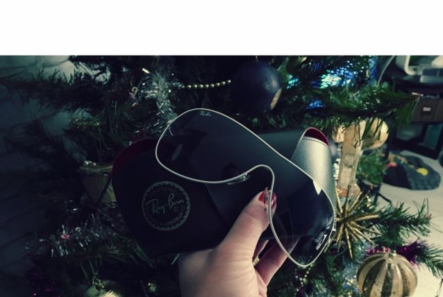 Lunettes Rayban RB3211 blanches 