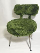 Chaise(s) moumoute verte 70s