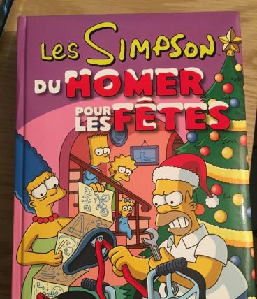 Lot de 4 BD simpson hors série spécial Noël