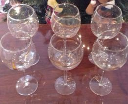 Verres à dégustation années 70