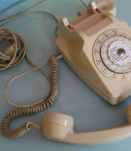 Téléphone blanc SOCOTEL S63  vintage retro