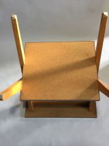 Console, étagère bois et formica 60s