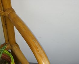 Fauteuil en rotin vintage pour enfant