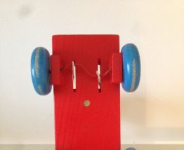 jouet à tirer canard xylophone bois vintage 