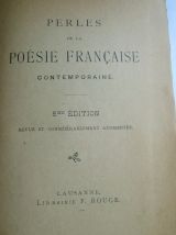Livre ancien "Perles De La Poésie Française Contemporaine" 5ème édition