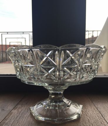 Grande coupe en verre sur pied ( Simply Broc)