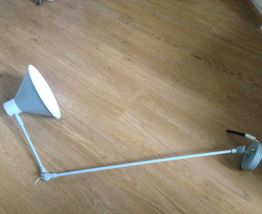 Lampe applique articulée scandinave bleu clair
