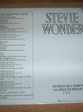 DISQUE MAXI 45 TOURS STEVIE WONDER