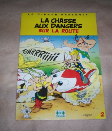 BD ALBUM SOUPLE ASTERIX PUBLICITAIRE 