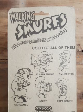 Figurine Schtroumpf (Walking Smurf - 1980)