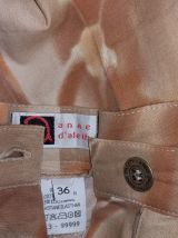 Ensemble pantalon été "Anne d'Aleth" imprimé T36