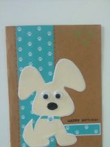 Carte d'anniversaire chien