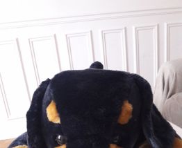 Peluche chien géant