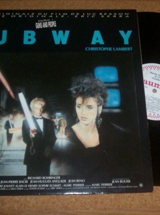 disque 33 tours B.O.FILM SUBWAY isabelle adjani christophe lambert 