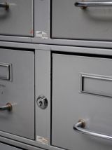 Meuble industriel 6 tiroirs sur roulettes