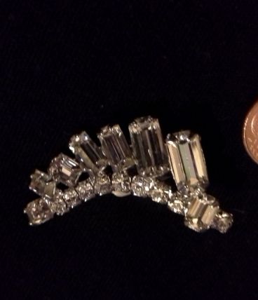 Boucle d'oreille vintage Weiss 