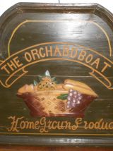5 Panneaux en bois authentiques publicitaires