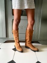 Bottes montantes camel 38/39