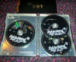 BOITIER METAL 2 DVD + 1 CD TOKIO HOTEL ZIMMER LIVE 
