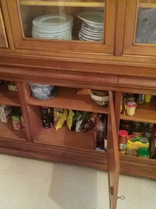 Buffet vitrine 3 portes