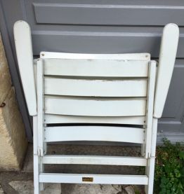 Paire de fauteuils de jardin années 60
