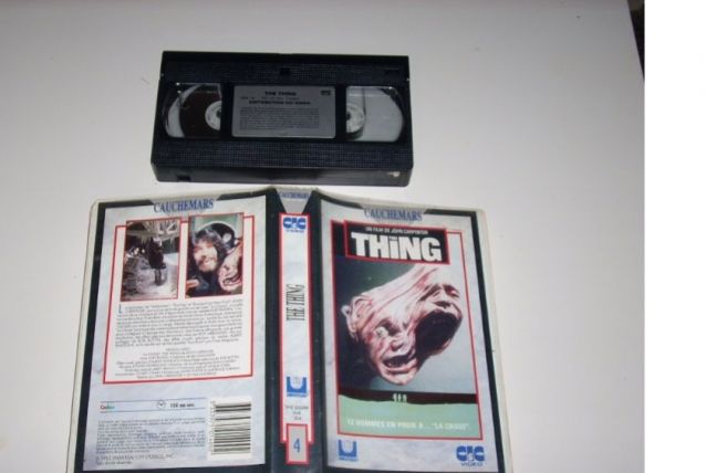 CASSETTE VHS THE THING
