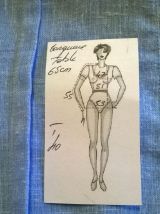 Lumineux chemisier vintage col lavallière T38-40 avec jeux de plis