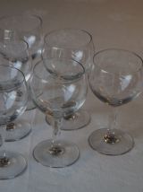 Verres Ballons Vintage