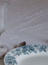 Nappe brodée ancienne