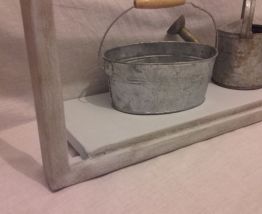 cadre patiné gris à poser