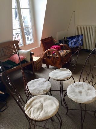Chaises en fer forgé