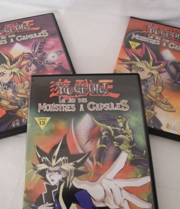 Lot 3 DVD Yu-Gi-Oh! Le Jeu des Monstres à capsules