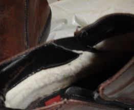 Bottines Riecker marron foncé 