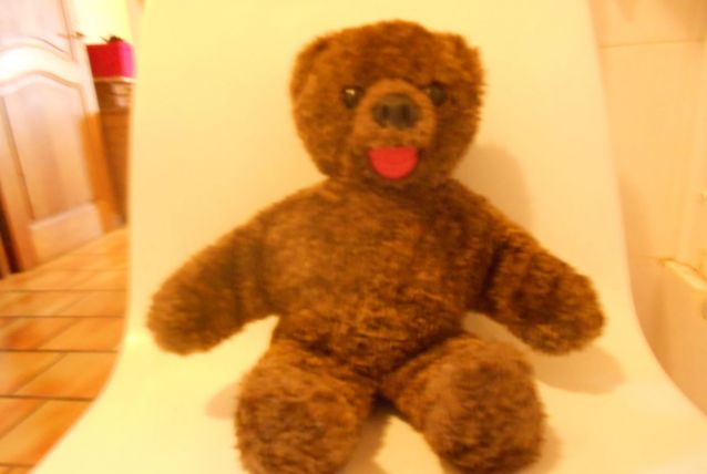 OURS BONNE NUIT LES PETITS PELUCHE 43 CM TBE