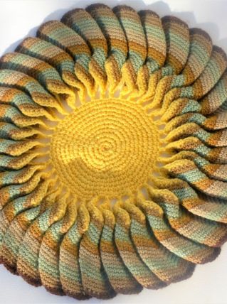 Napperon vintage au crochet Années 70