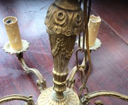 Lustre en bronze 