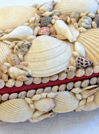 Superbe grande boite "coquillages" ancienne Années 50/60