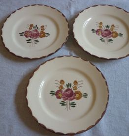 6 assiettes Longchamp modele agen