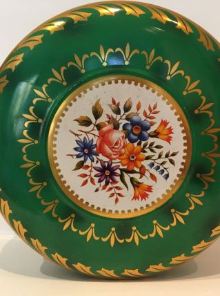 Boite ronde en métal vintage