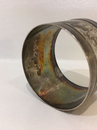 Rond de serviette métal argenté 