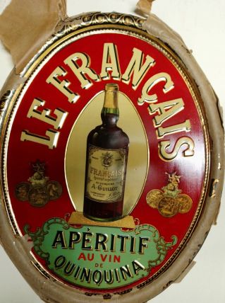 Publicité Tôle lithographiée "Le Français" 1915
