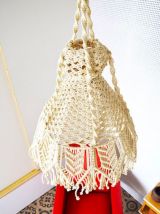 Suspension en Macramé années 60