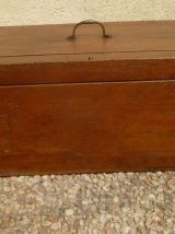 boite  en  bois , vintage  des  années 1950-1960