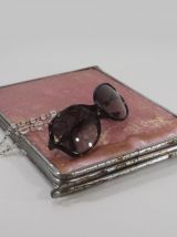 Miroir de barbier triptyque