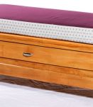 Banquette upcycling en tissu coloré à motif - Ryad