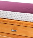 Banquette upcycling en tissu coloré à motif - Ryad