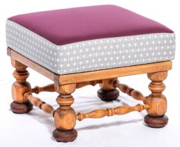 Duo de tabourets relookés - Ryad