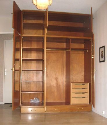 Grande armoire penderie années 60