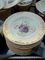 Service de table en porcelaine véritable 27 pièces 