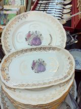 Service de table en porcelaine véritable 27 pièces 